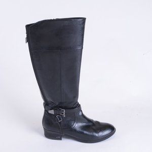Gorgeous COACH AND FOUR black-knee high leather riding boots in EUC!